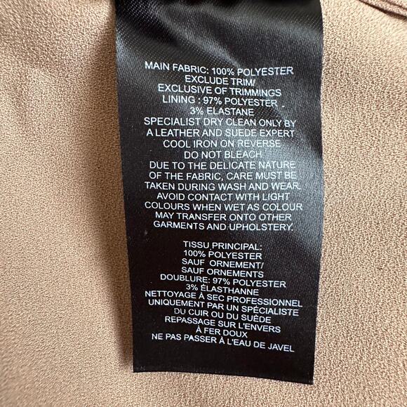 Self-Portrait Cutwork Suede Lace Midi Dress Black - Picture 7 of 10